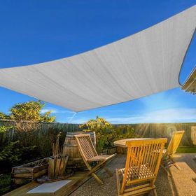 10'X10' Light Grey HDPE Sunshade Sail