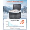 12 Volt Car Refrigerator, 31.7QT/30L Car Fridge, Portable Electric Cooler with -4-68 F Adjustable Temperature, 12/24V DC and 100- 240V AC Compressor
