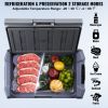 Car Refrigerator, 12 Volt Car Refrigerator Fridge, 15 L Single Zone Portable Freezer, -4-68 F Adjustable Range, 12/24V DC and 100-240V AC Compressor