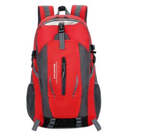 36L Outdoor Backpack Waterproof Daypack Travel Knapsack (Option: Red)
