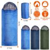 Camping Sleeping Bags for Adults Teens Moisture-Proof Hiking Sleep Bag with Carry Bag 32-50â„‰ for Spring Autumn Winter Seasons