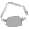 Sport Fanny Pack Unisex Waist Pouch Belt Bag Purse Chest Bag for Outdoor Sport Travel Beach Concerts Travel 20.86in-35.03in Waist Circumference with A