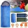 Camping Sleeping Bags for Adults Teens Moisture-Proof Hiking Sleep Bag with Carry Bag 32-50â„‰ for Spring Autumn Winter Seasons