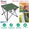 1Pc Foldable Camping Table Portable Picnic Table Lightweight Travel Desk with 2 Cup Holders Carrying Bag