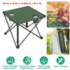 1Pc Foldable Camping Table Portable Picnic Table Lightweight Travel Desk with 2 Cup Holders Carrying Bag