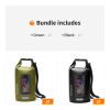 Waterproof Dry Bag 10L/20L/30L; Fishing Bag With Clear Phone Case; Roll Top Lightweight Floating Backpack Dry Sack; Keeps Gear Dry For Kayaking; Camp